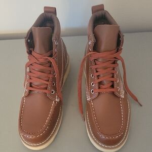 WORK AMERICA Size 8 1/2 Leather D Width NWT